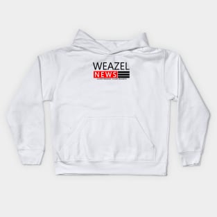 WEAZEL NEWS Kids Hoodie